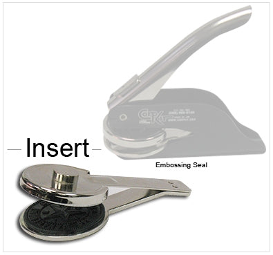 Pocket Embossing Corporate Seal Insert Only