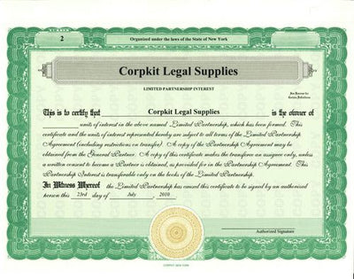 Personalize Partnership Certificates