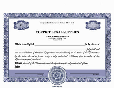 Electronic Digital Single Class Corporate Kit with Precise Certificates
