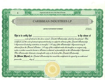 Custom Partnership Certificates
