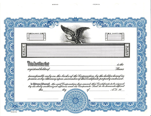 Goes KG Series Standard Wording Certificates