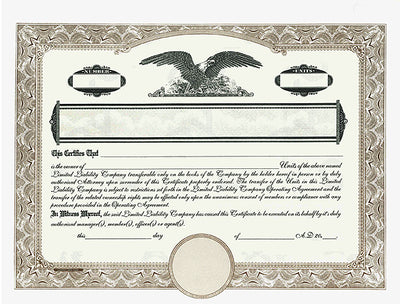 Corporate Focus® Units Certificates With Standard Wording