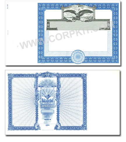 Goes 366 Side Stub Stock Certificates