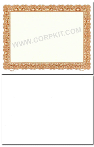 Goes 747 Blank Stock Certificates