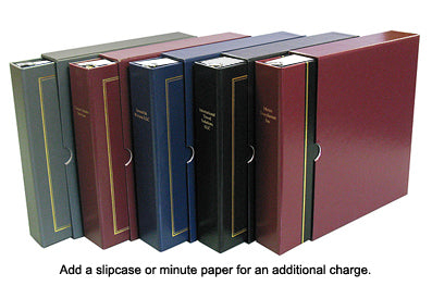 Corpkit 1 1/4" Custom Minute Book Binder + Paper