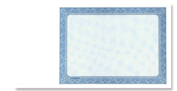 SS103-B Side Stub Blank Stock Certificates without Wording on the Back