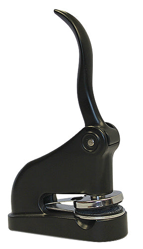 Embossing Seal 1 5/8" Matte Black Desk Seal