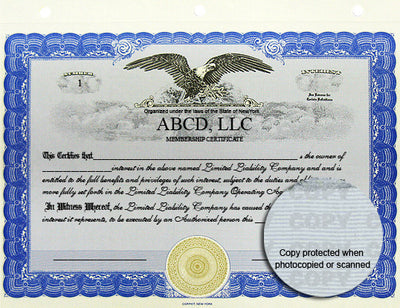 Custom Limited Liability Certificates (Interest)
