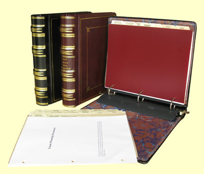 3 Ring Regal Leather Estate Planning Kit