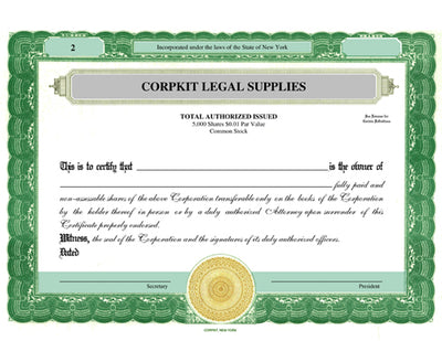 Electronic Digital Single Class Corporate Kit with Corpkit Standard Certificates