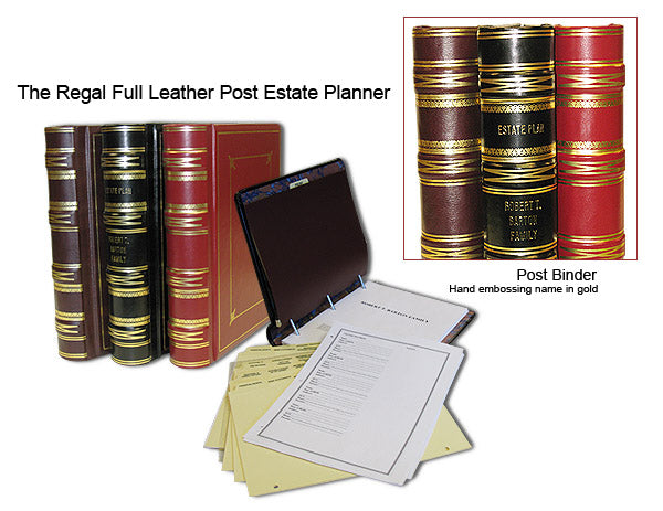Regal Leather Post Estate Planning Kit