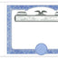 Blank Side Stub Certificates with Standard Wording on the Back SS BW2