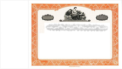 Side Stub Certificates with no wording on the Front or Back NW3