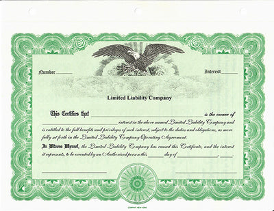 Atlas Interest Certificates With Standard Wording
