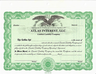 ATLAS Custom Limited Liability Certificates (Interest)