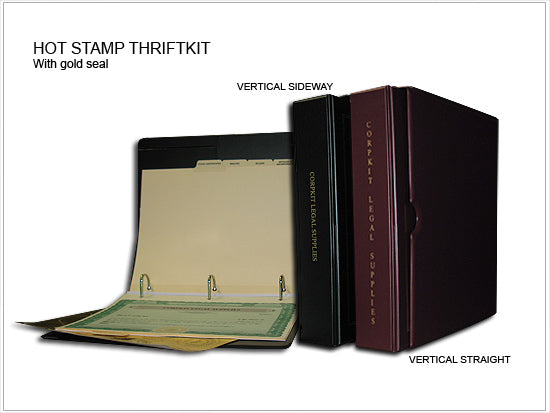 Thrift Kit Hot Stamp Corporate Kit Single Class