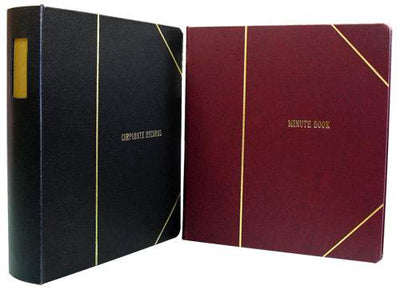 VP Minute Book Binder