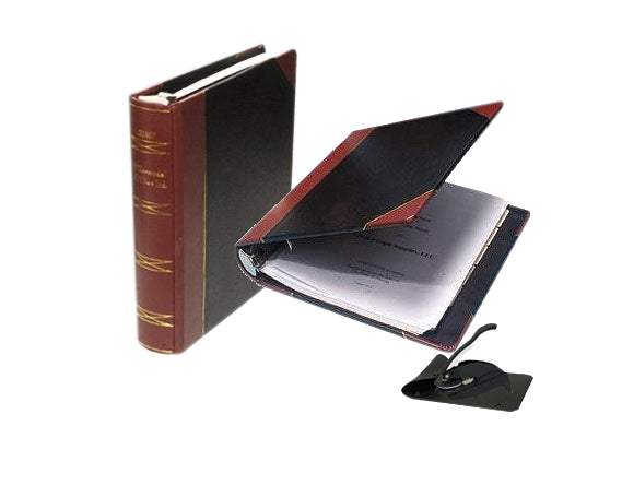 3 Ring 1 1/2" Binder 1/4 Bind Leather Kit Partnership Kit