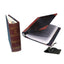 3 Ring 2" Binder 1/4 Bind Leather Corporate Kit 4 Class