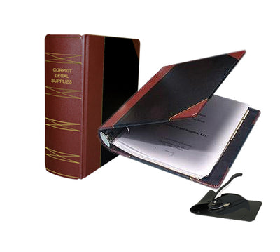 3 Ring 3" Binder 1/4 Bind Leather Kit Partnership Kit