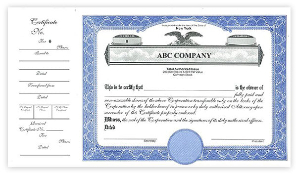 Side Stub Standard Wording Certificates SW2