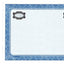 Blank Side Stub Certificates with Standard Wording on the Back SS BW4