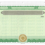 Stock Certificates Blank Standard with Standard Wording on the Back