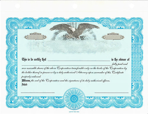 Atlas Eagle CorpKit Standard Wording Certificates