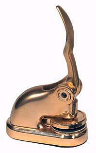 Brass Desk Embossing Seal 1 5/8"