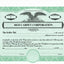 Look-Alike Dwight Jackson Custom Stock Certificates Single Class Corporation