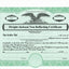 Custom Stock Certificates 2 Class Multi-Class Dwight Jackson Certificates