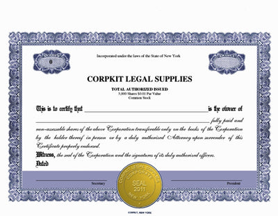 Electronic Digital Single Class Precise Stock Certificates