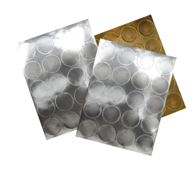 Notarial Seals (gold or silver blank for embossers)