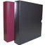 3 Ring 3" Precise Line 1/4 Bind Leather Custom Minute Book Binder