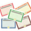Blank Units Certificates with Standard Wording on the Back
