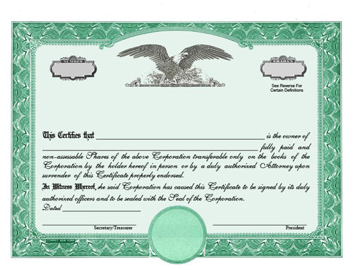 CorpKit Eagle_C Wording Certificates