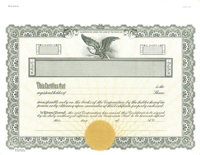 Goes MX Series Standard Wording Certificates
