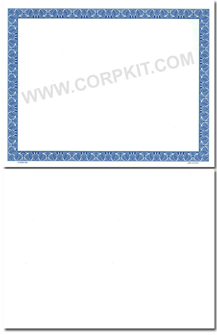 Goes 346 Blank Stock Certificates