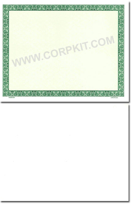 Goes 348 Blank Stock Certificates
