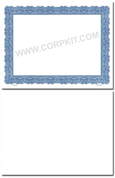 Goes 746 Blank Stock Certificates