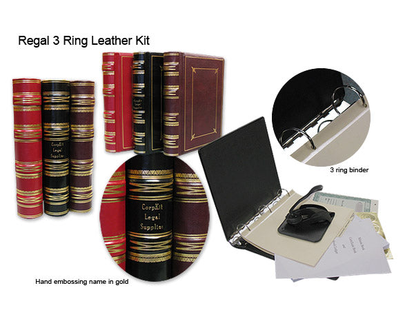 3 Ring  Regal Leather Kit Not for-Profit/Non-Profit