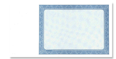 SS103-B Side Stub Blank Stock Certificates without Wording on the Back